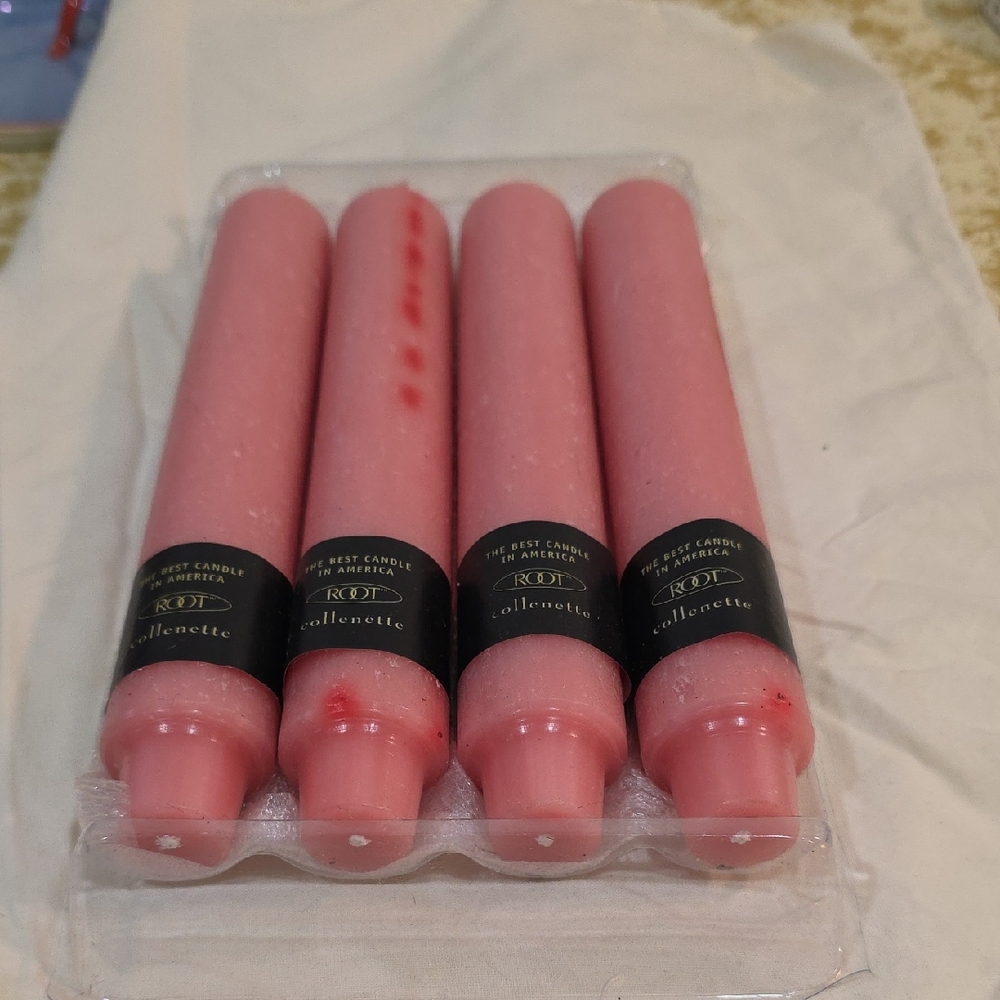 Root Candles Unscented Timberline Collenette  9"